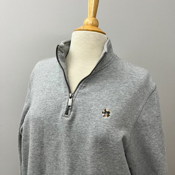 Ted Baker Men’s Gray Kilburn Half Zip Sweatshirt Sz L - Picture 3 of 14